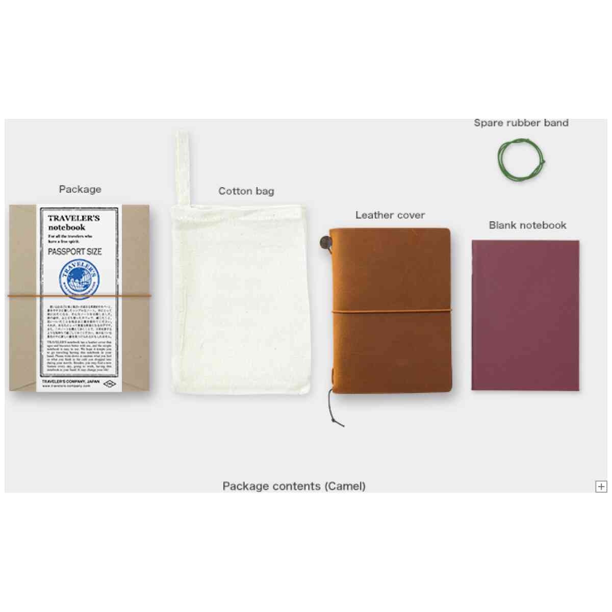 Traveler's Notebook, Notebook Camel - Passport Size - Bild 3
