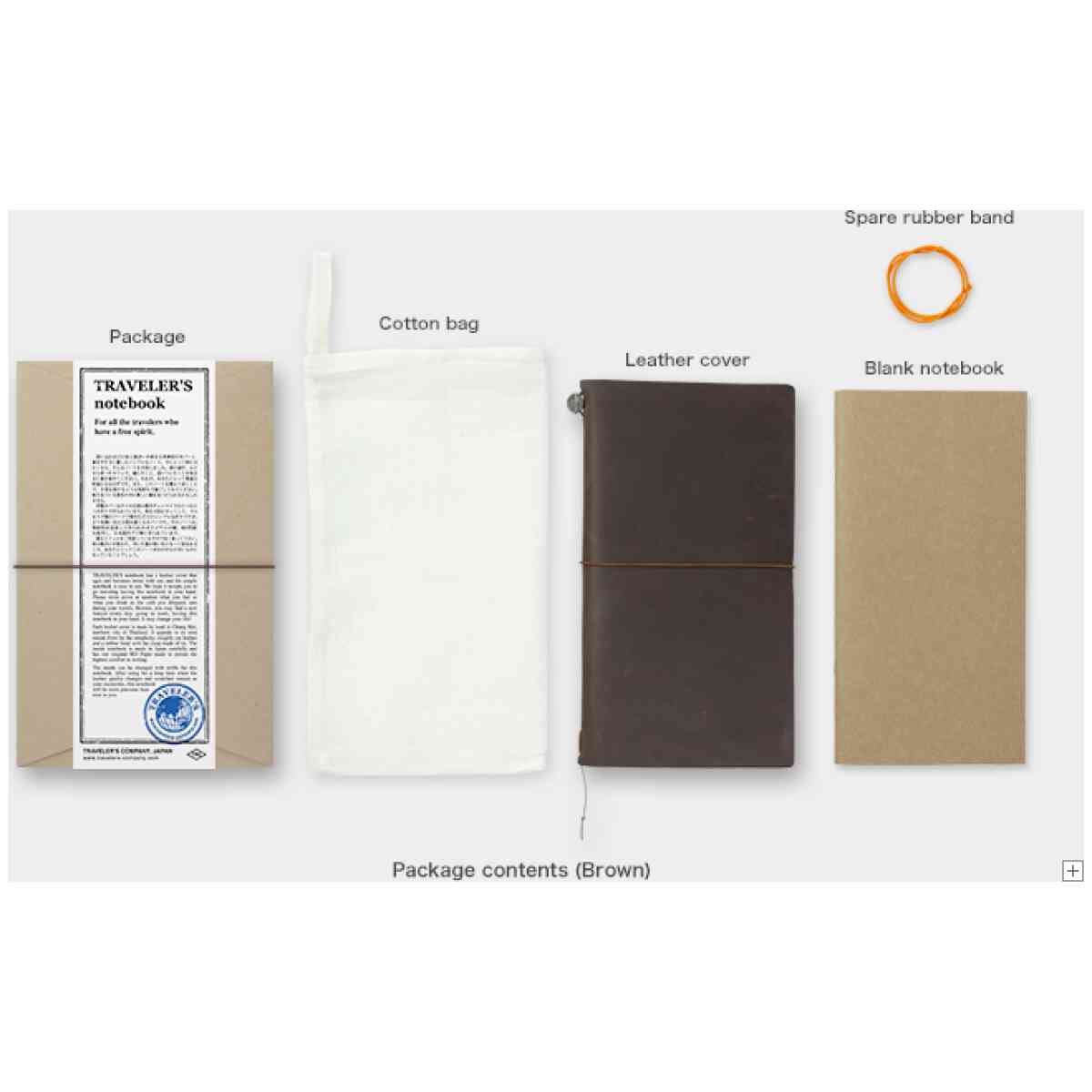 Traveler's Notebook, Notebook Brown - Regular Size - Bild 2