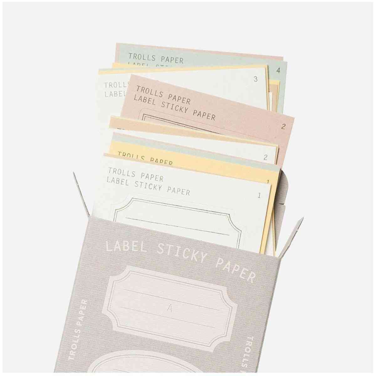 sticky label paper a type 1