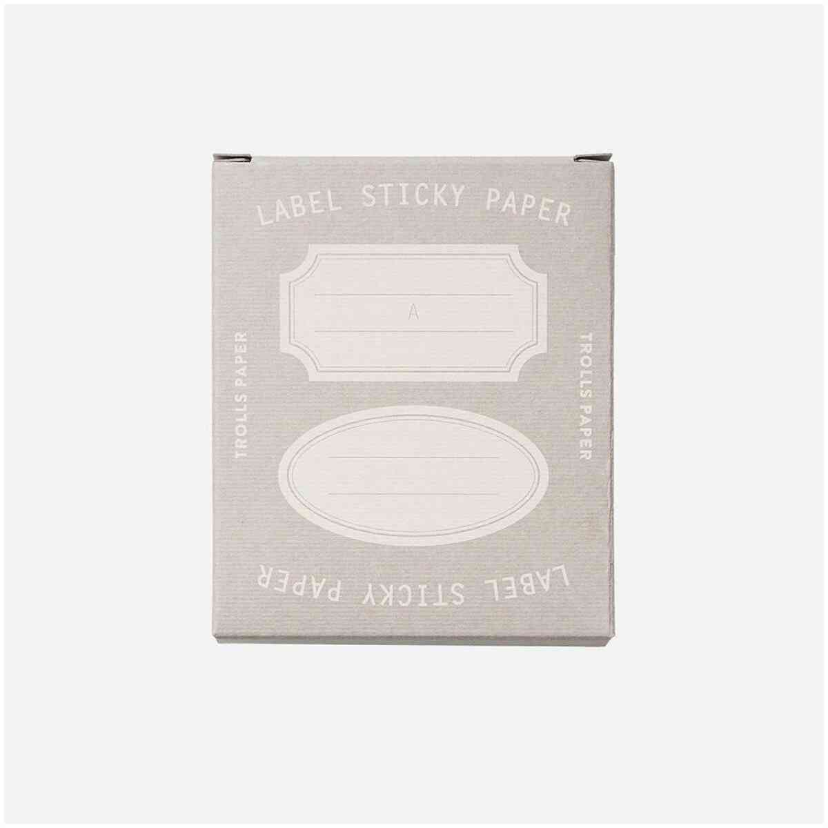 Sticky Label Paper - A type