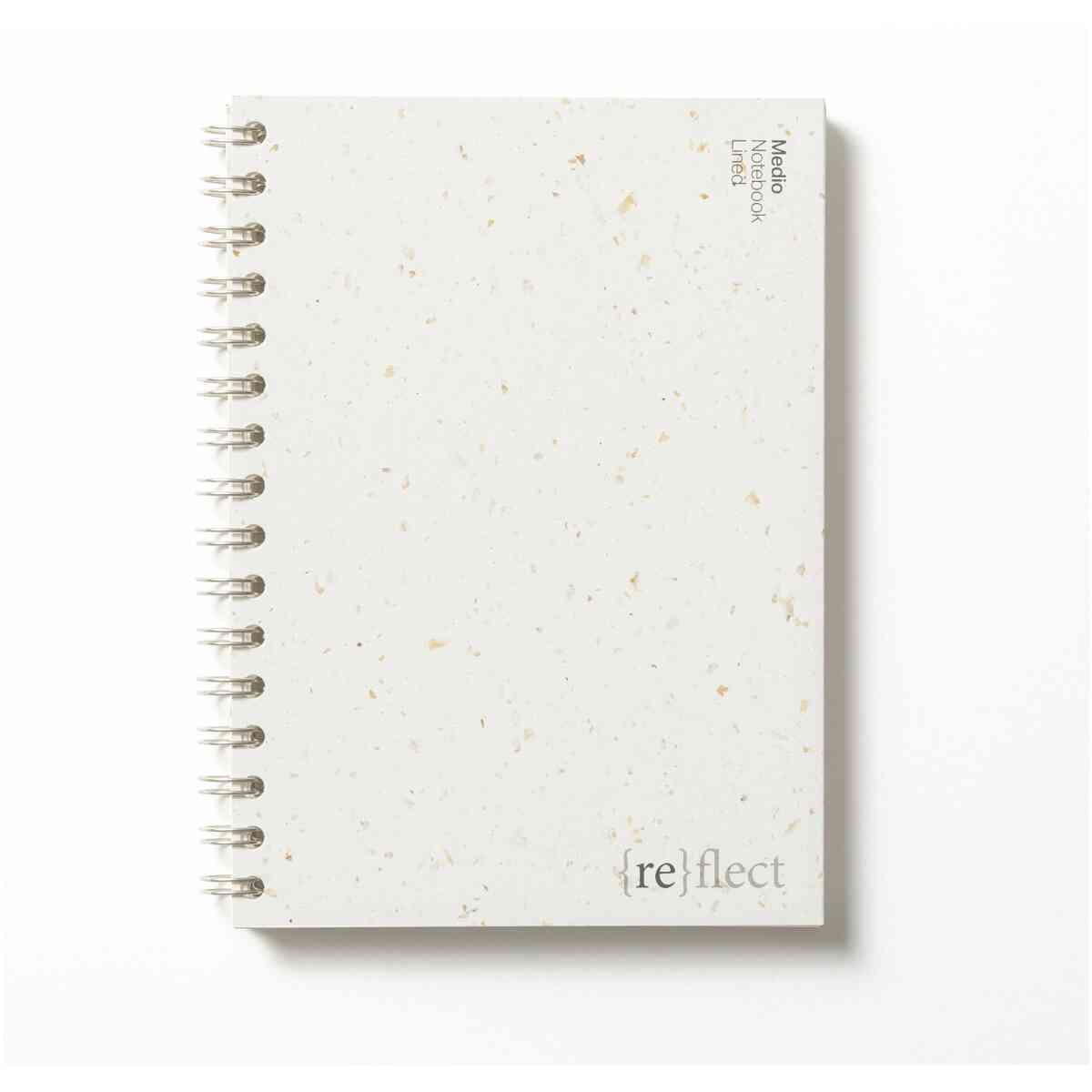 Cafe Wirebound Notebook Grounds Medio