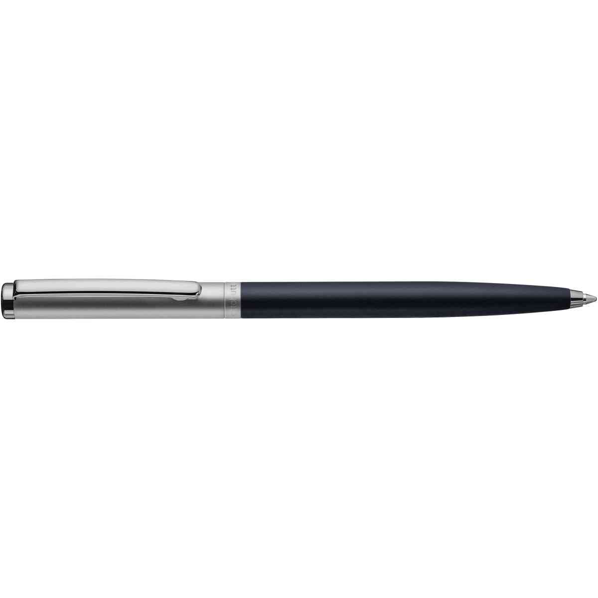 Otto Hutt Design 01 Ballpoint Pen Frosted Blue Ruthenium