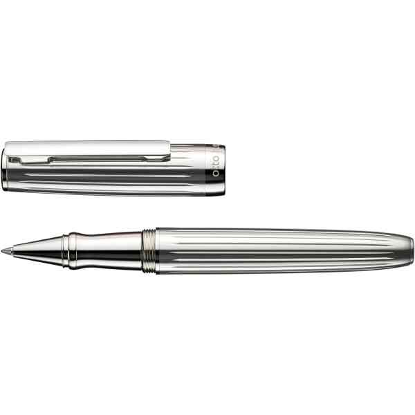 Otto Hutt Design 07 Rollerball Thread guilloché Silver Platin