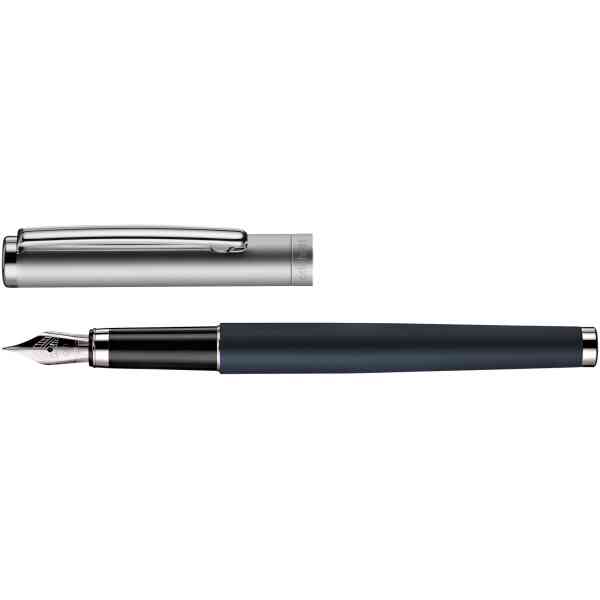Otto Hutt Design 01 fountain pen - Frosted Blue Ruthenium
