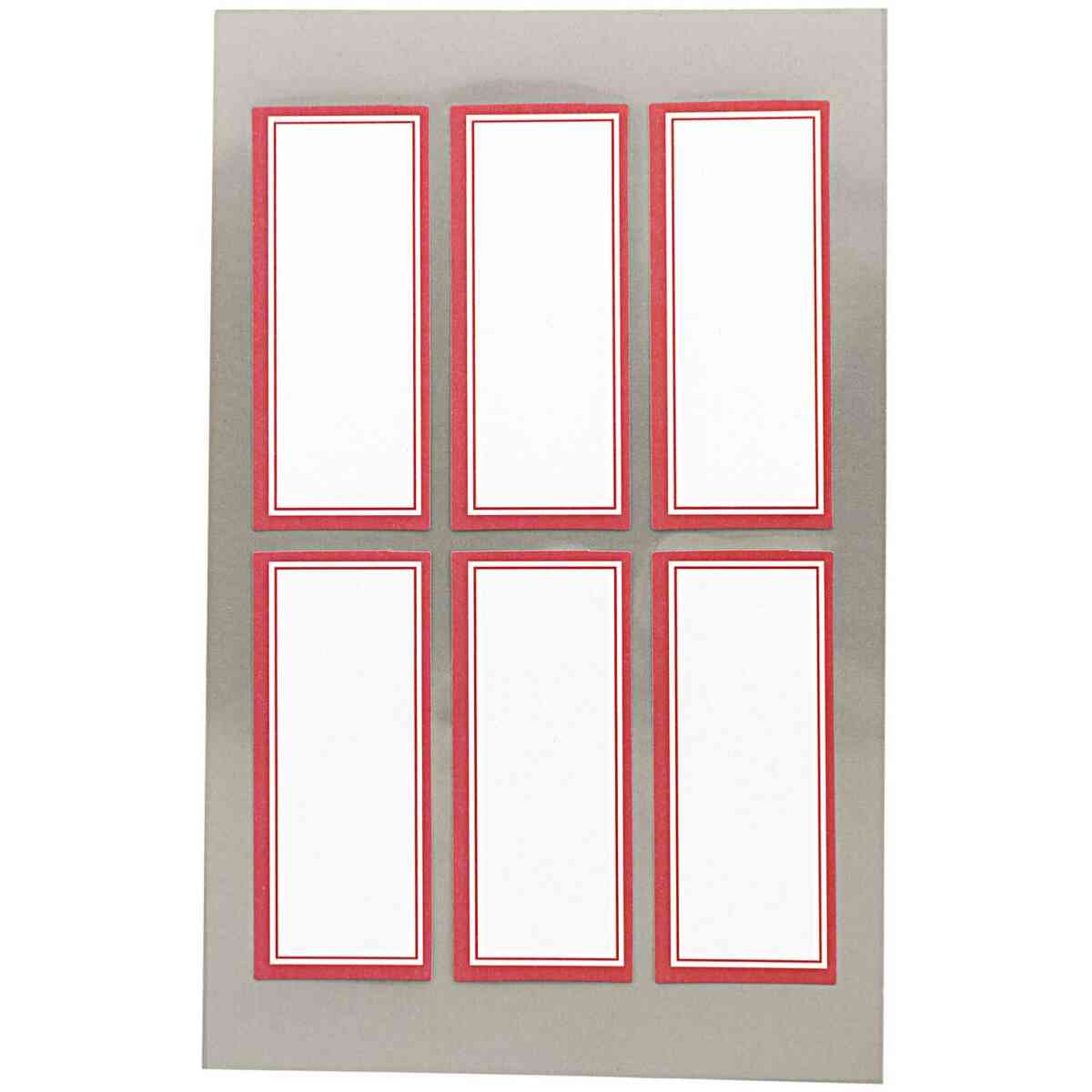 Office Stick Wit Red Frame