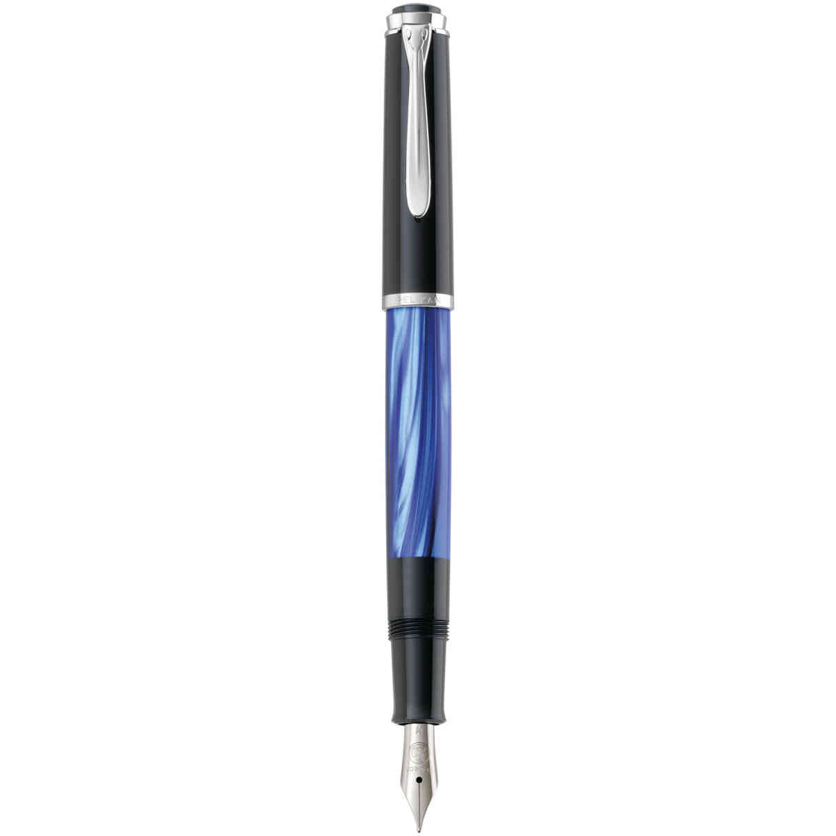 Pelikan M205 Fountain Pen Piston Mechanism Blue-Marbled - Bild 2