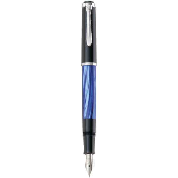 Pelikan M205 Fountain Pen Piston Mechanism Blue-Marbled