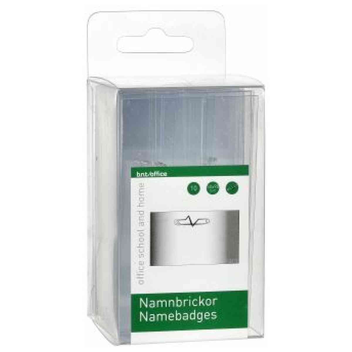 Namnskylt Nål 90x50mm 10 Pack - Bild 3