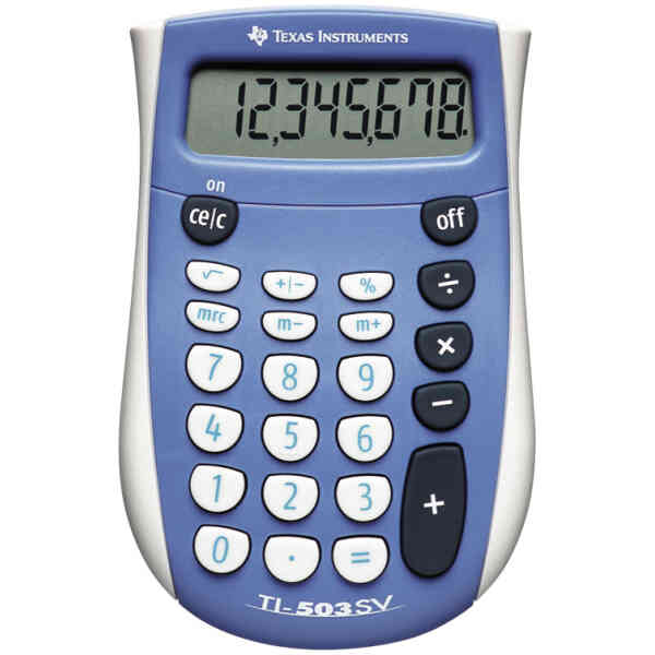 TI-503SV Miniräknare