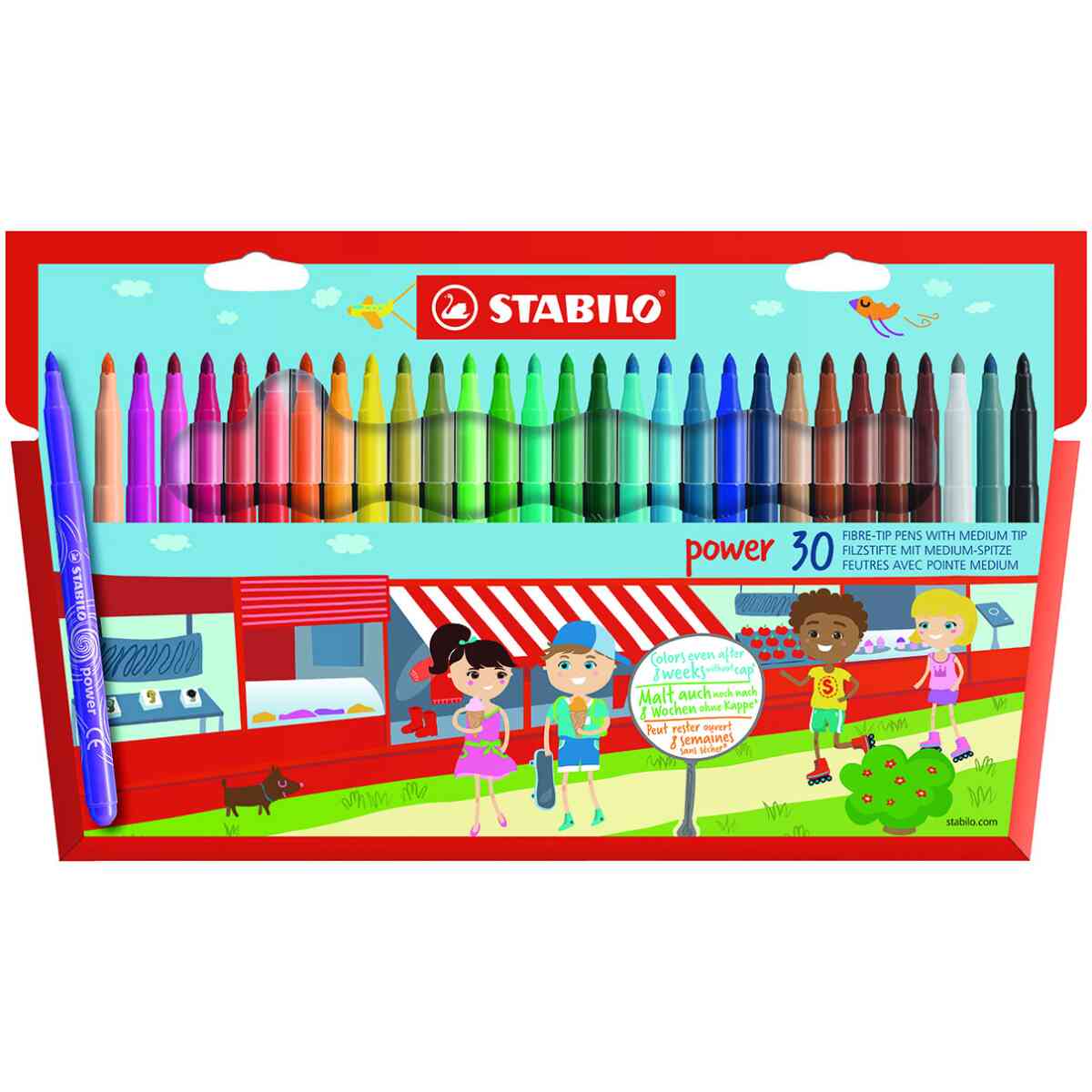STABILO Power Fiberpenna 30 Pack - Bild 3