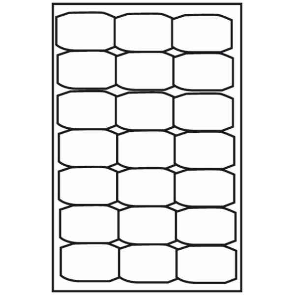 Kopierings & Laseretikett 63,5x38,1mm 100 Pack