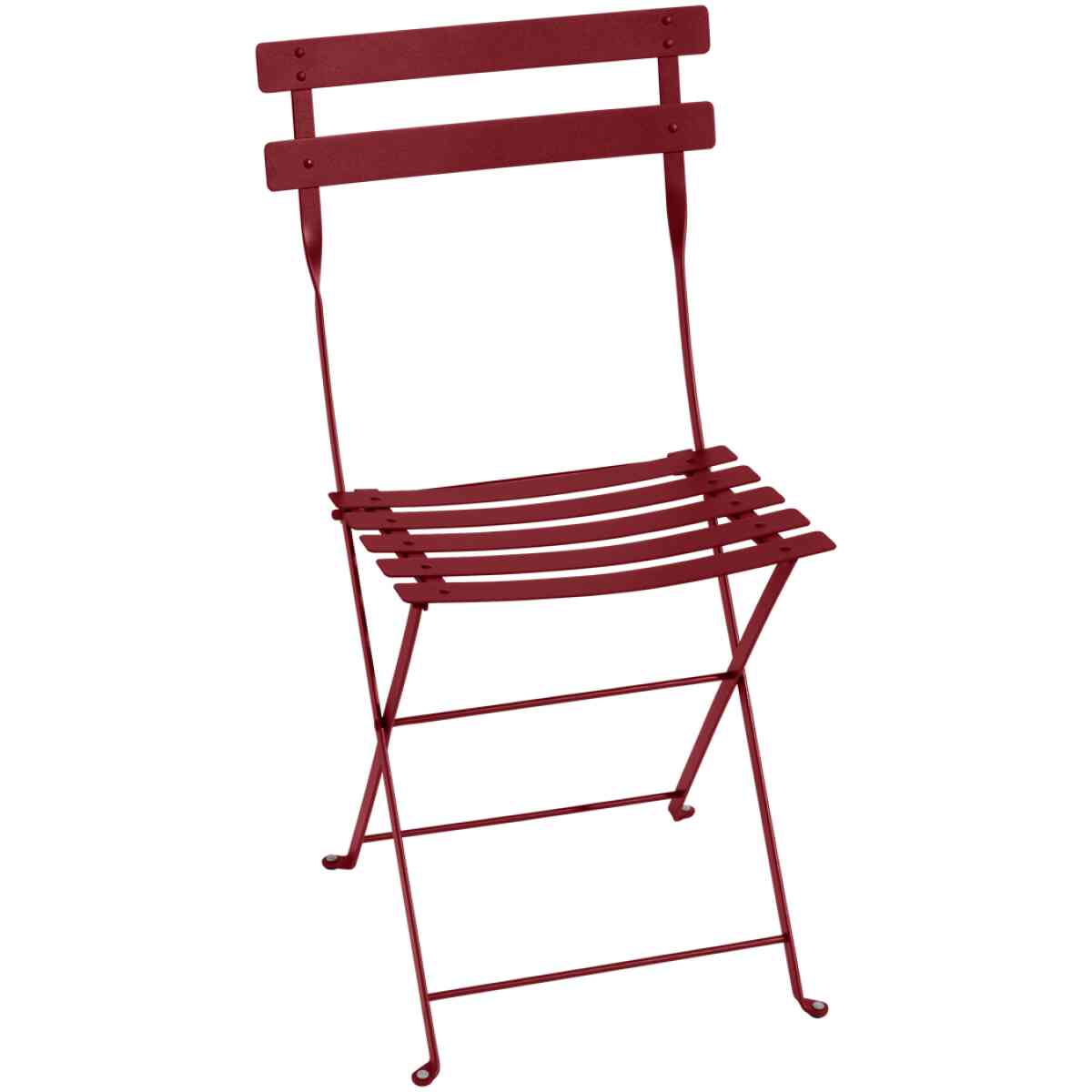Bistro Metal Folding Chair Chili