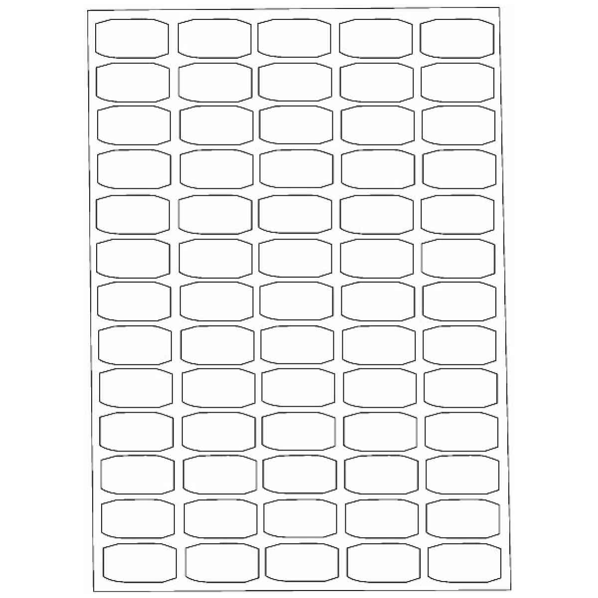 Kopierings & Laseretikett 38,1x21,2mm 25 Pack