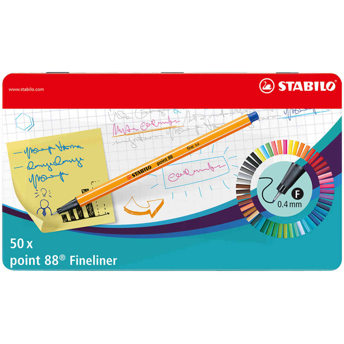 STABILO Point 88 50 Pack Etui - Bild 2