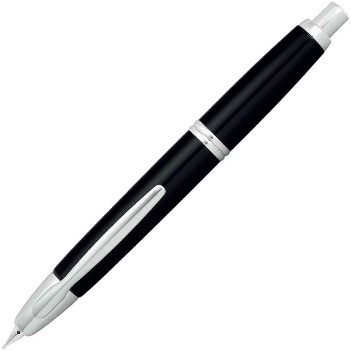 Capless Rhodium Trims - Black