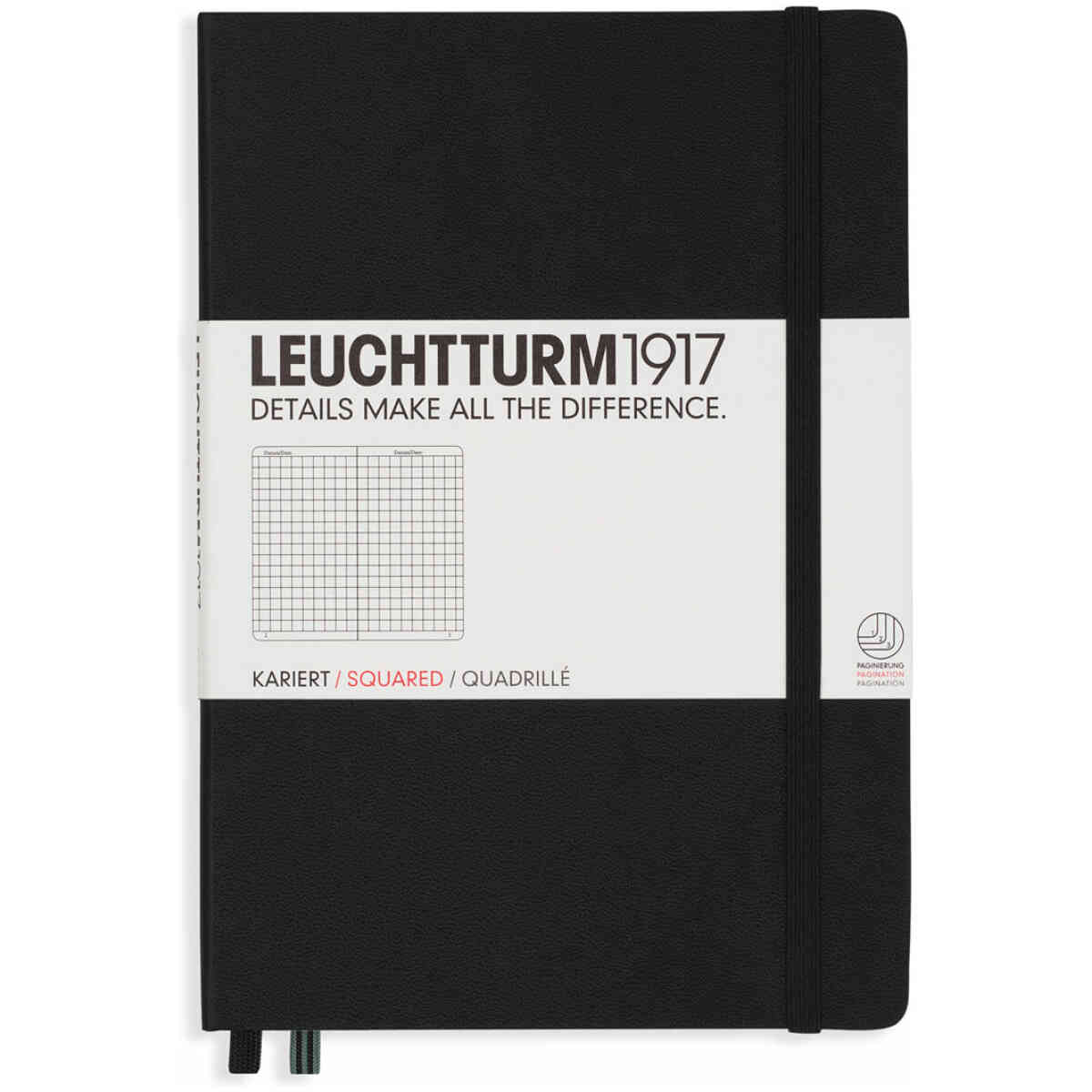 Leuchtturm1917 Notebook A5 Hard Squared
