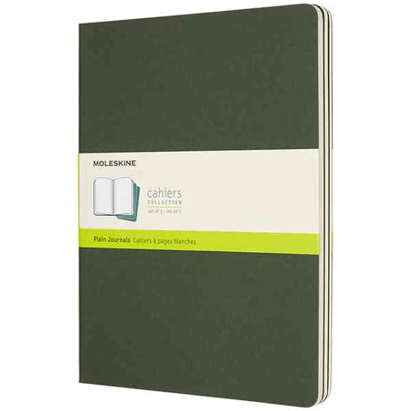 Cahier Journal Olinjerad XL 3-Pack