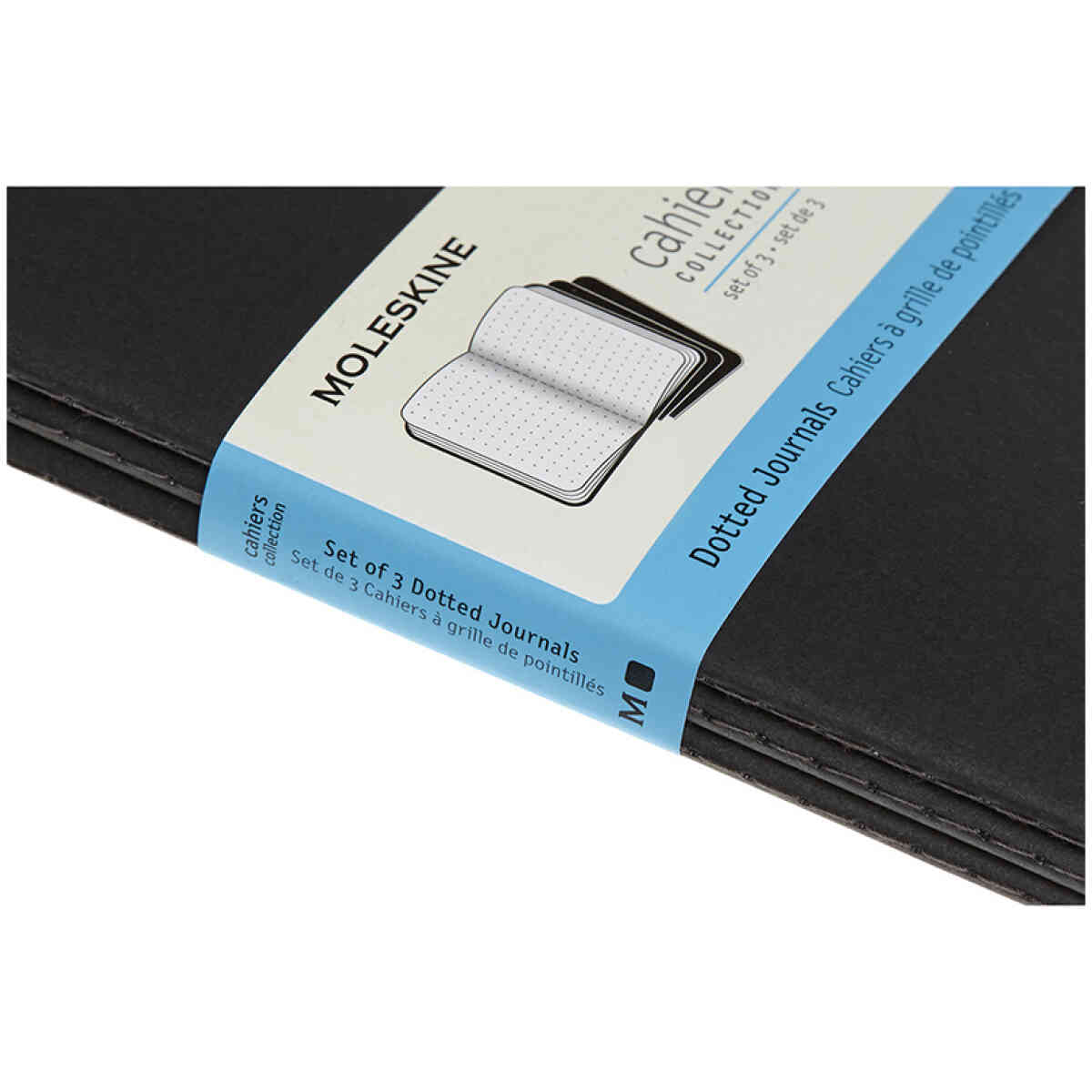 Cahier Journal Dotted Large Svart 3-Pack - Bild 4