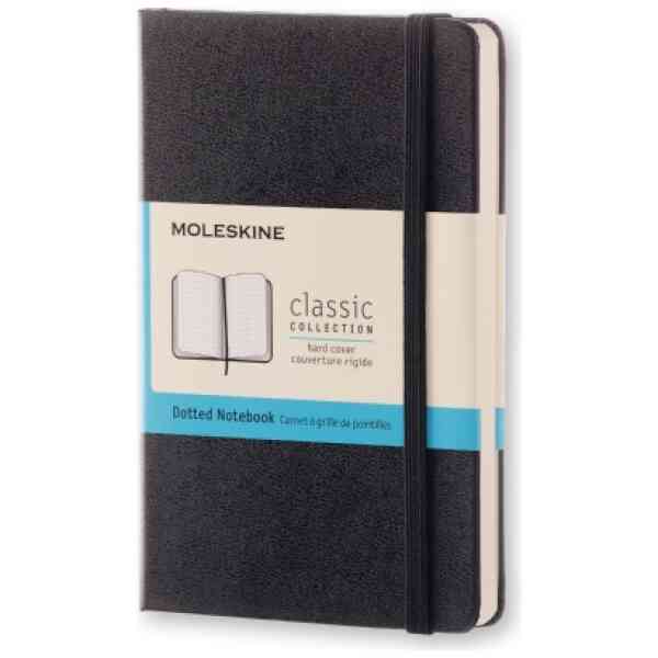 Classic Hard Dotted Pocket Svart