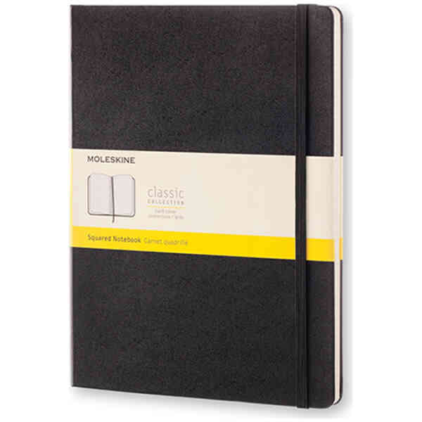 Classic Hard Rutad XL Svart