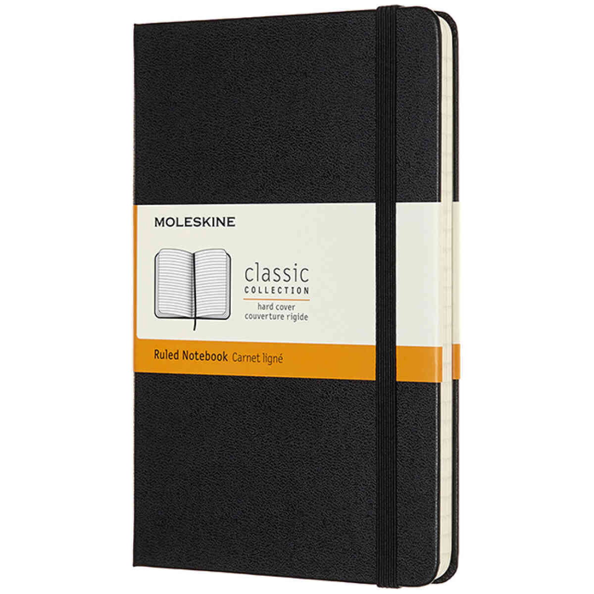 Classic Hard Linjerad Medium Svart