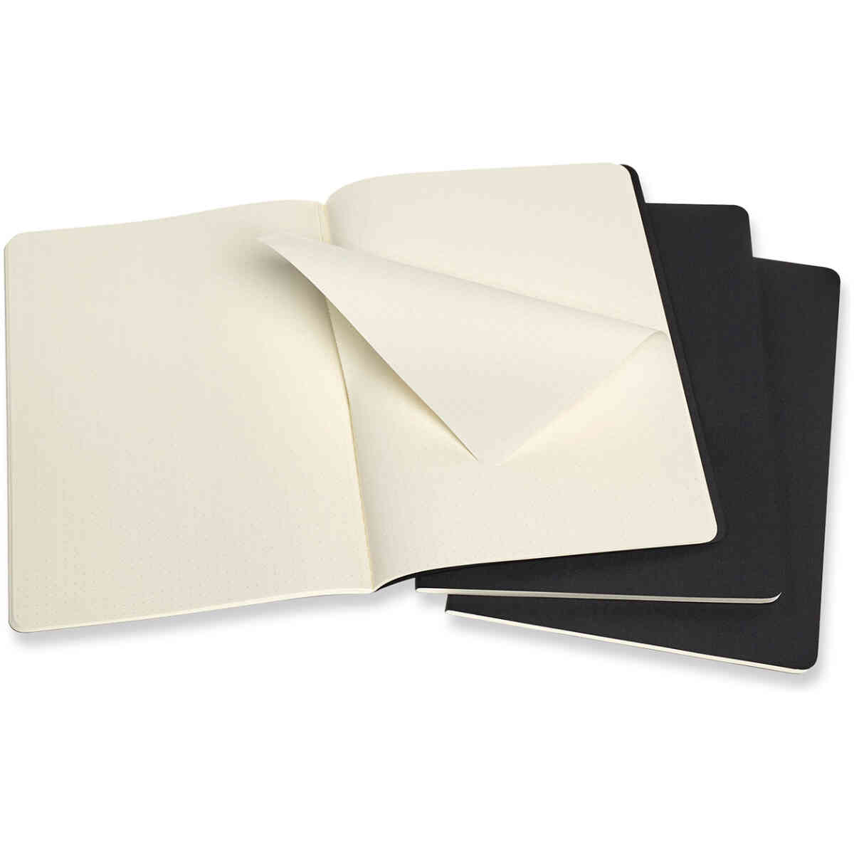 Cahier Journal Dotted XL Svart 3-Pack - Bild 4