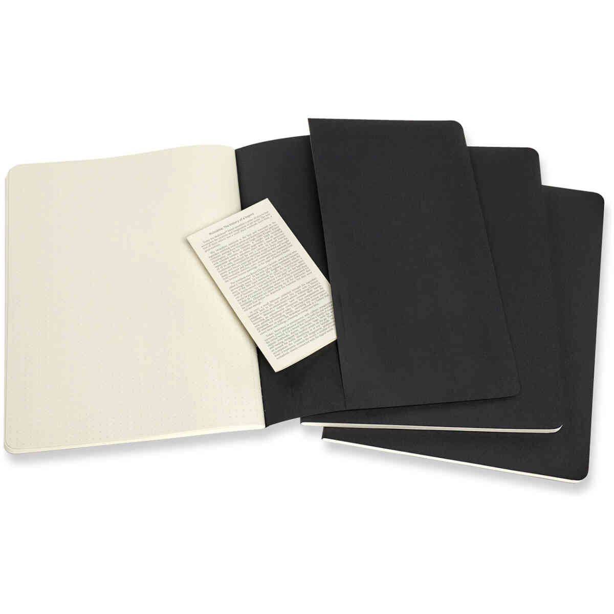 Cahier Journal Dotted XL Svart 3-Pack - Bild 3