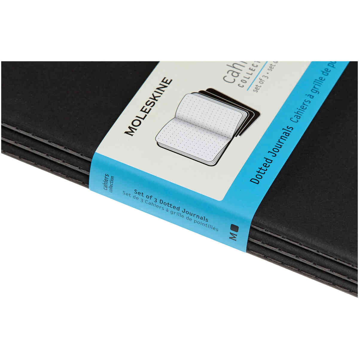 Cahier Journal Dotted XL Svart 3-Pack - Bild 2