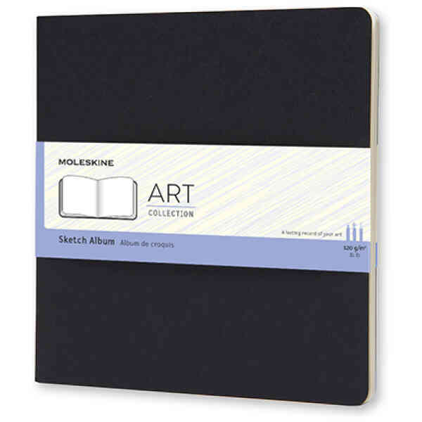 Art Music Notebook Svart Large