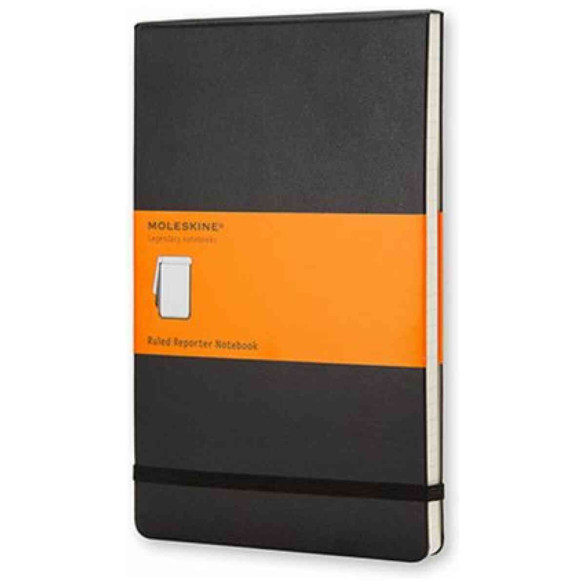 Moleskine Reporter Anteckningsbok Linjerad Hard Pocket Svart