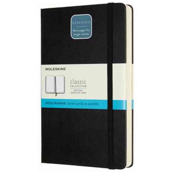 Classic Soft Expanded Dotted Large Svart