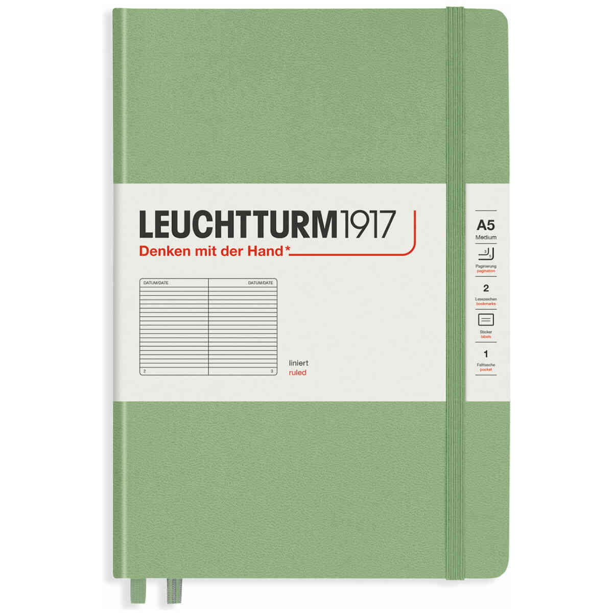 Leuchtturm1917 Notebook A5 Hard Ruled - Bild 5