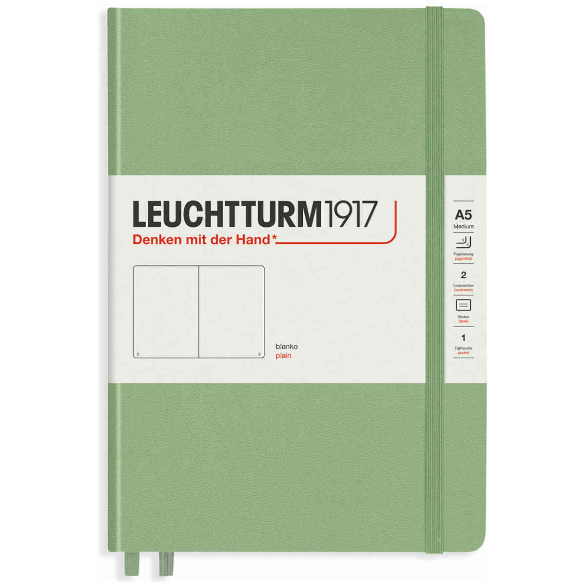 Leuchtturm1917 Notebook A5 Hard Plain - Bild 4