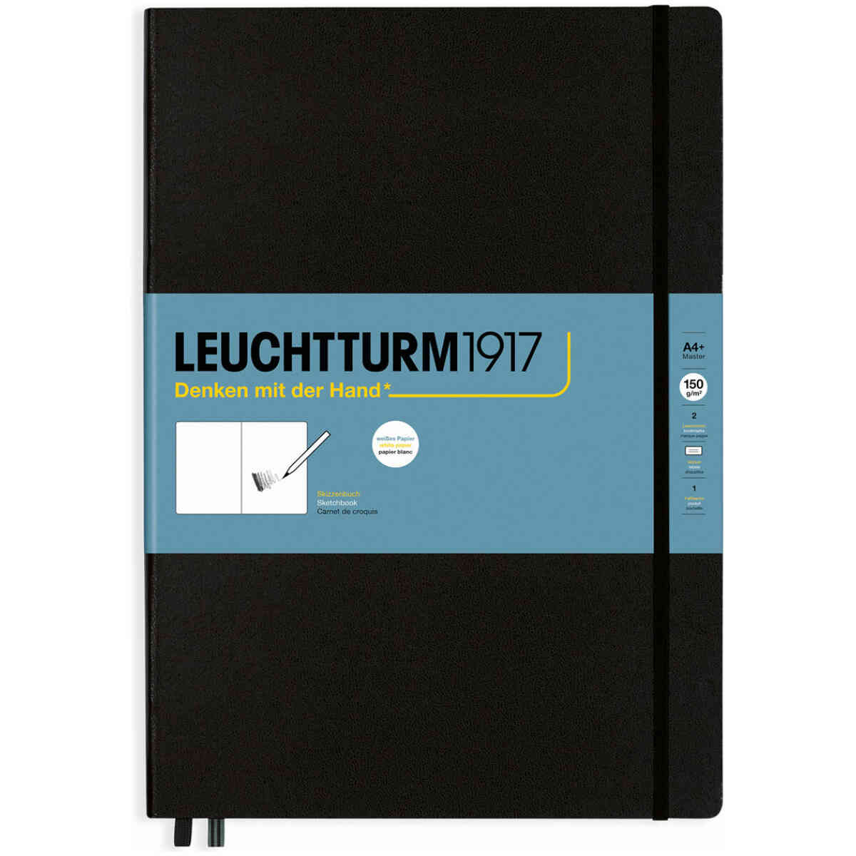 Leuchtturm1917 Sketchbook A4+ Black