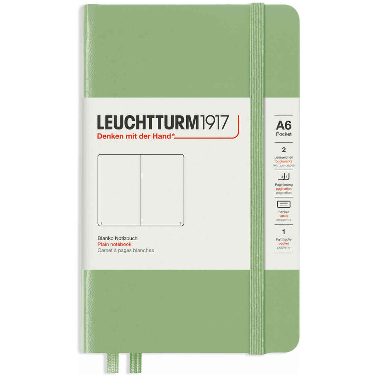 Leuchtturm1917 Notebook A6 Hard Plain - Bild 4
