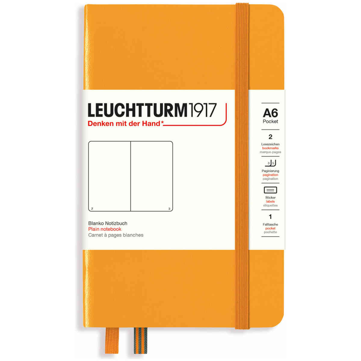 Leuchtturm1917 Notebook A6 Hard Plain - Bild 5