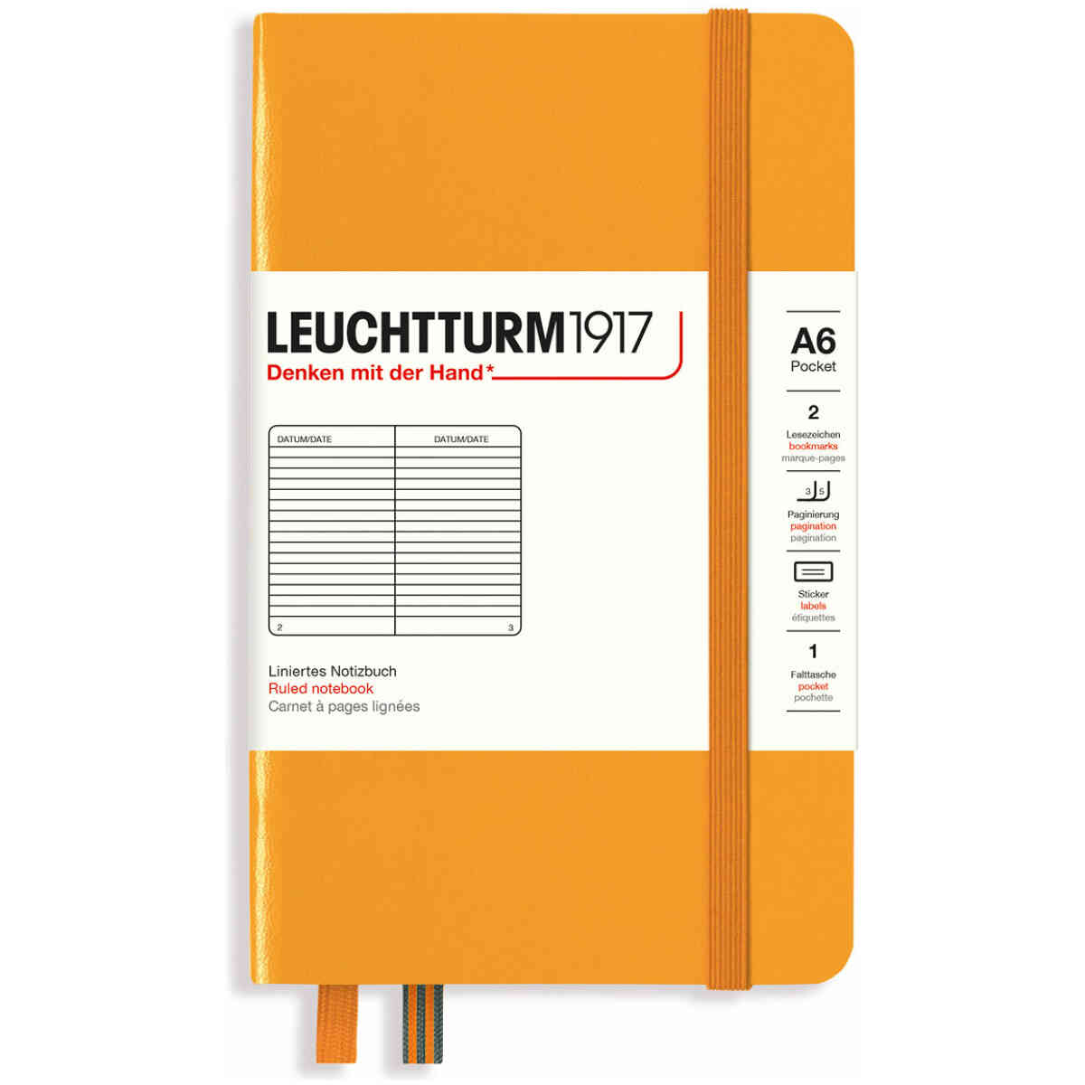 Leuchtturm1917 Notebook A6 Hard Ruled - Bild 2