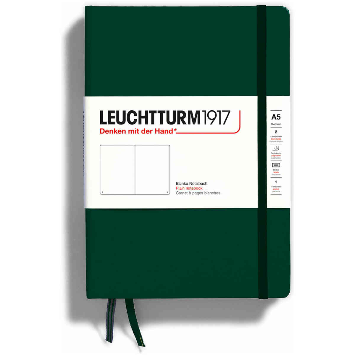 Leuchtturm1917 Notebook A5 Hard Plain - Bild 5