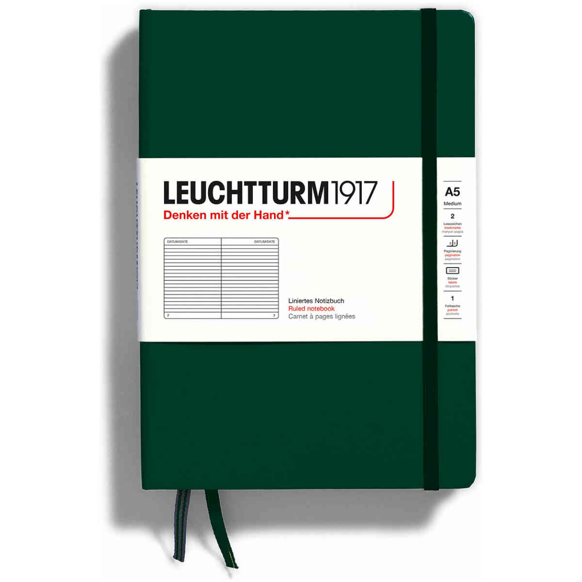 Leuchtturm1917 Notebook A5 Hard Ruled - Bild 3