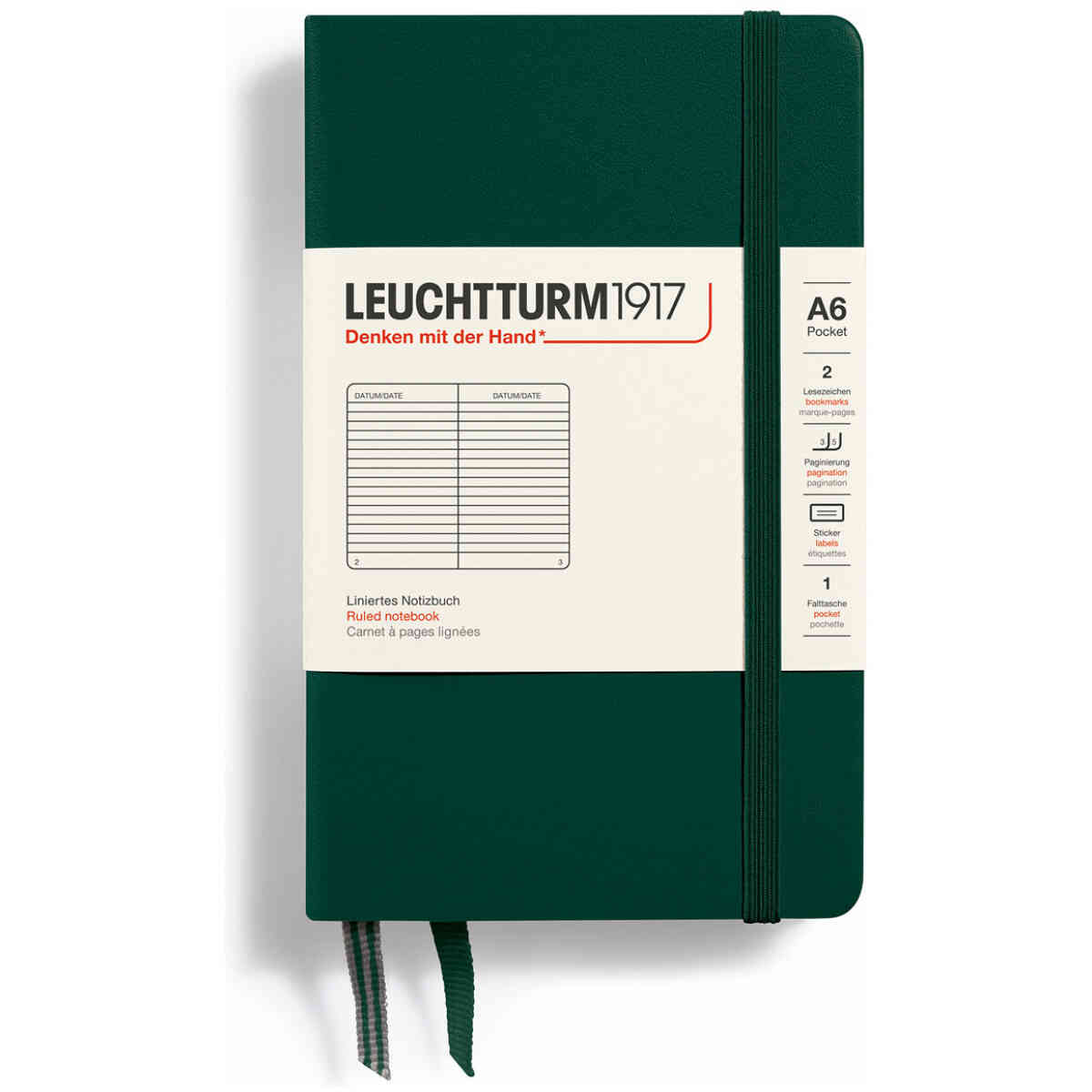 Leuchtturm1917 Notebook A6 Linjerad