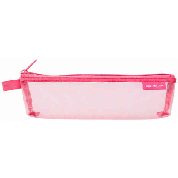Mesh Pen Case Pink