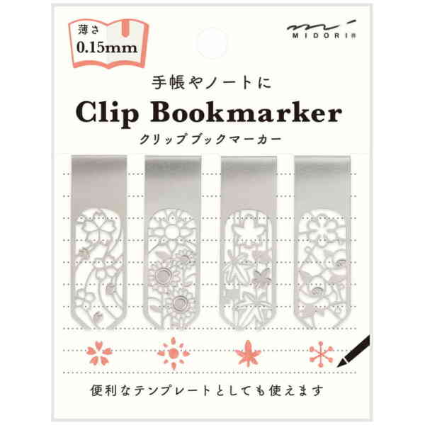 Clip Bookmarker Flower
