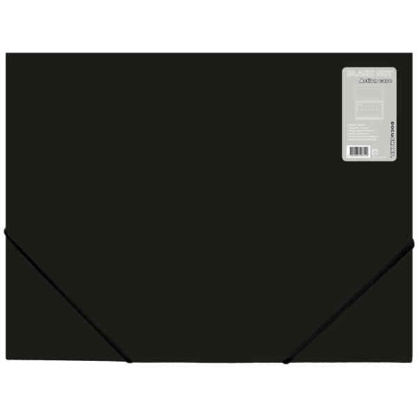 Gummisnoddsmapp BLACK A3 Svart