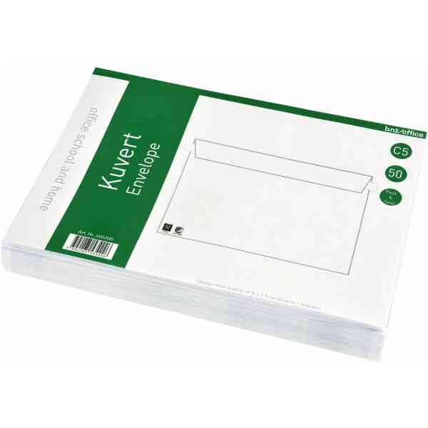 Kuvert C5 Peel & Seal 50st Vita