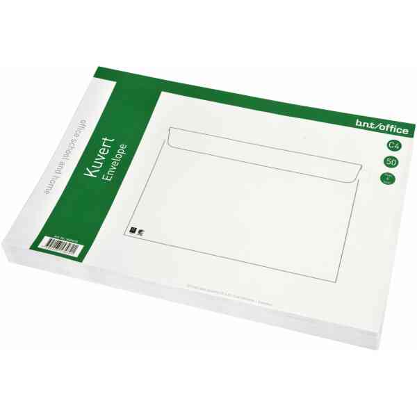 Kuvert C4 Peel & Seal 50st Vita