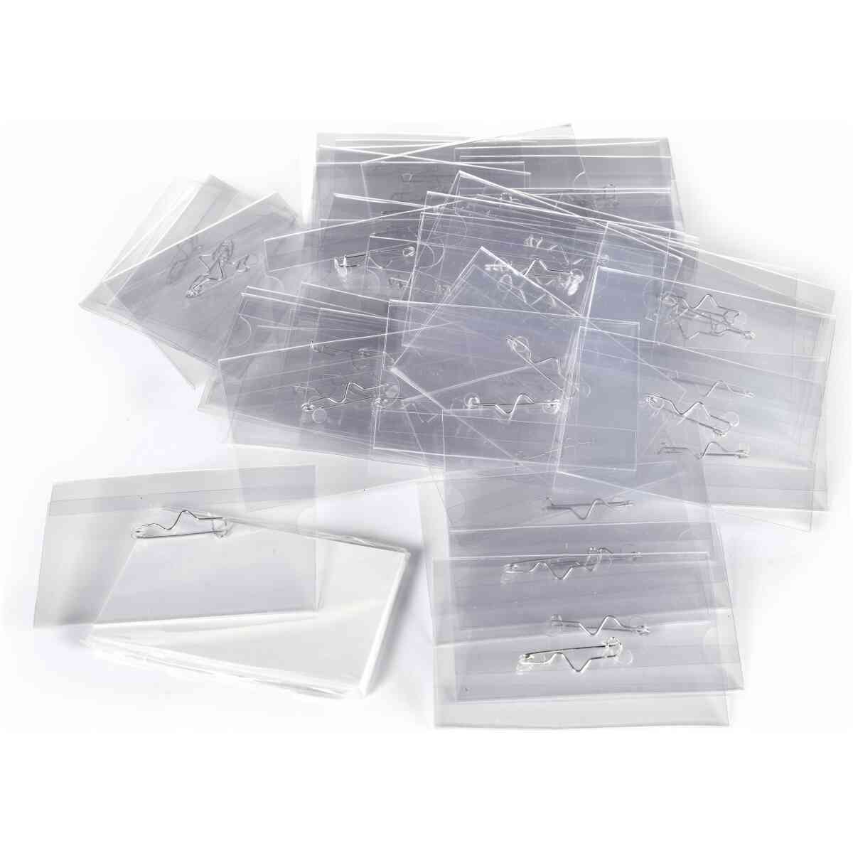 Namnskylt Nål 90x50mm 50 Pack - Bild 2