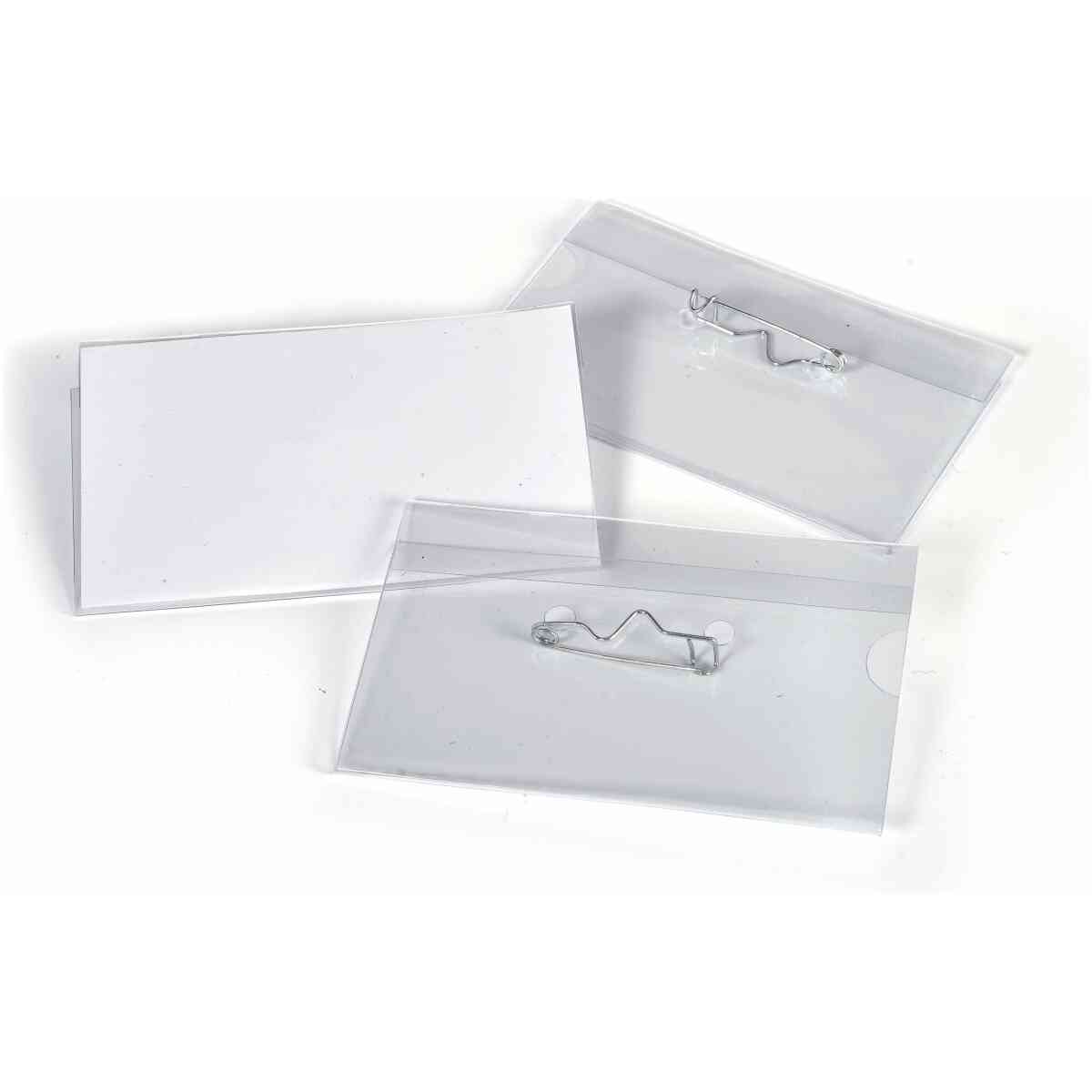 Namnskylt Nål 90x50mm 50 Pack