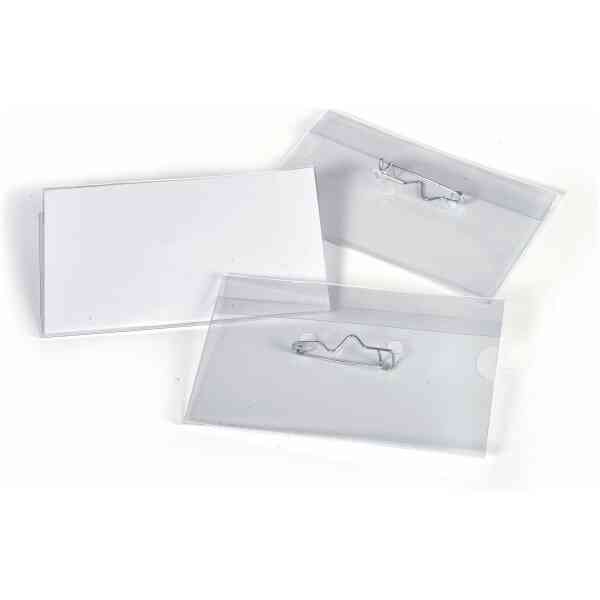 Namnskylt Nål 90x50mm 50 Pack