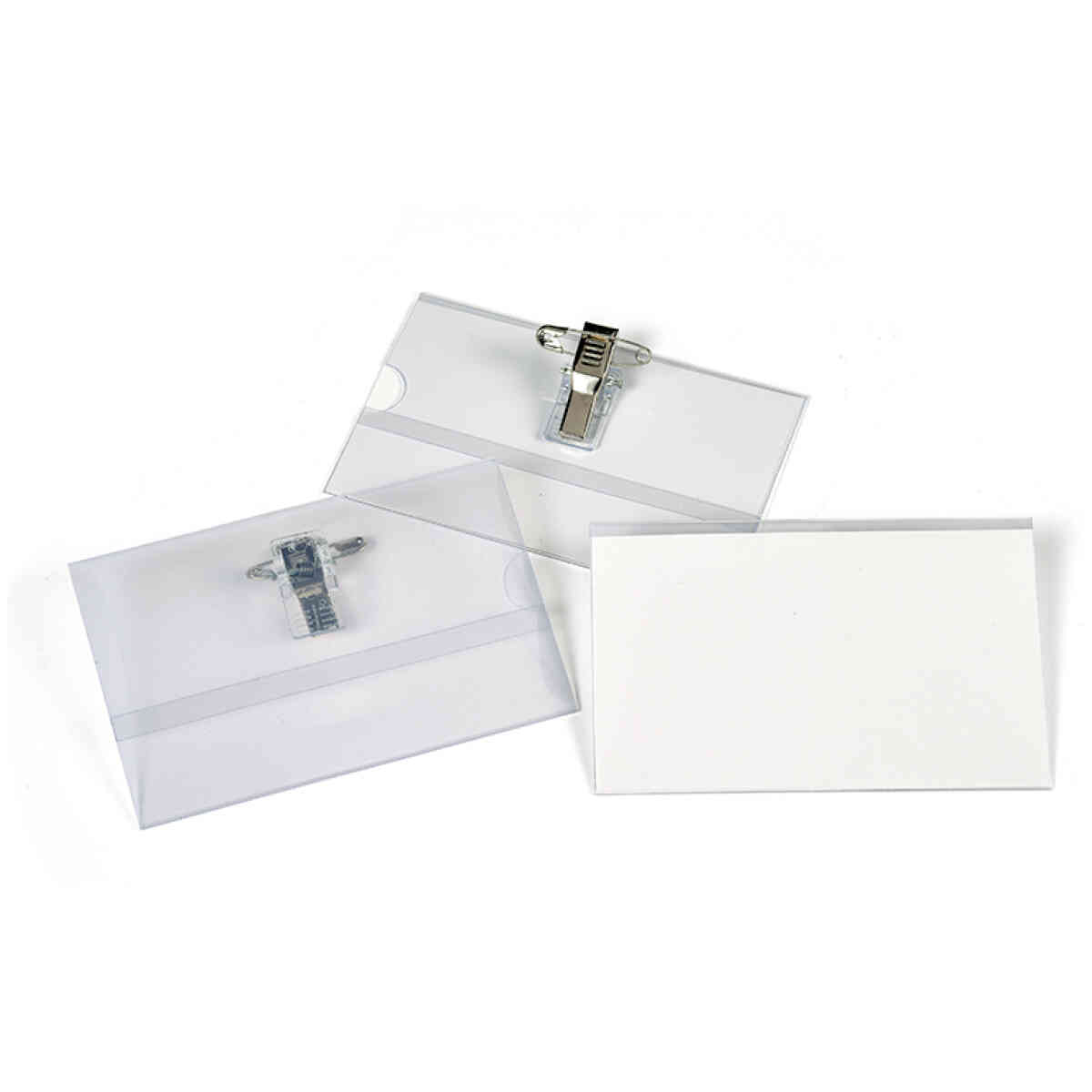 Namnskylt Clip/Nål 91x57mm 50 Pack - Bild 2