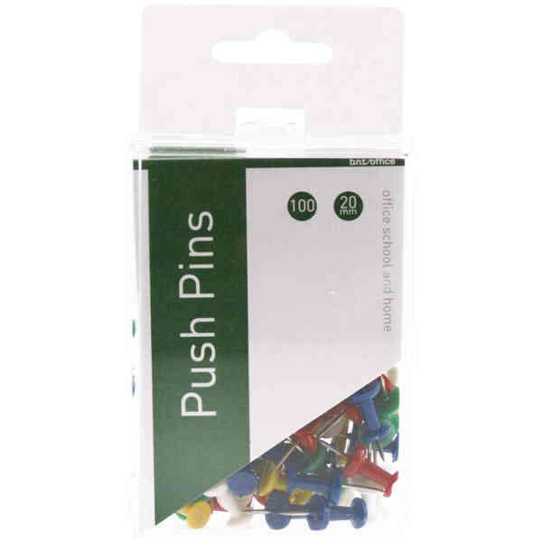 Push Pins 100 styck Sorterade Färger